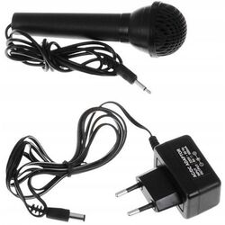 Sintetizator cu microfon pentru copii Ramiz MQ-829 USB (Black) Thumb