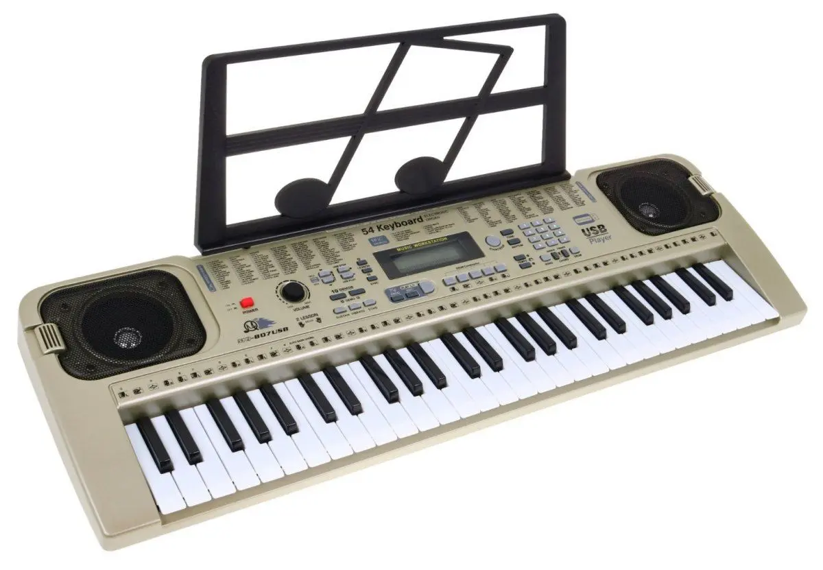 Детский синтезатор Ramiz MQ-807USB (Beige)