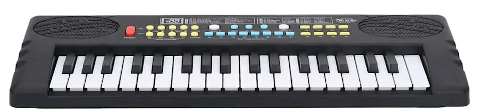 Детский синтезатор с микрофоном VidaXL 4103506 (Black)