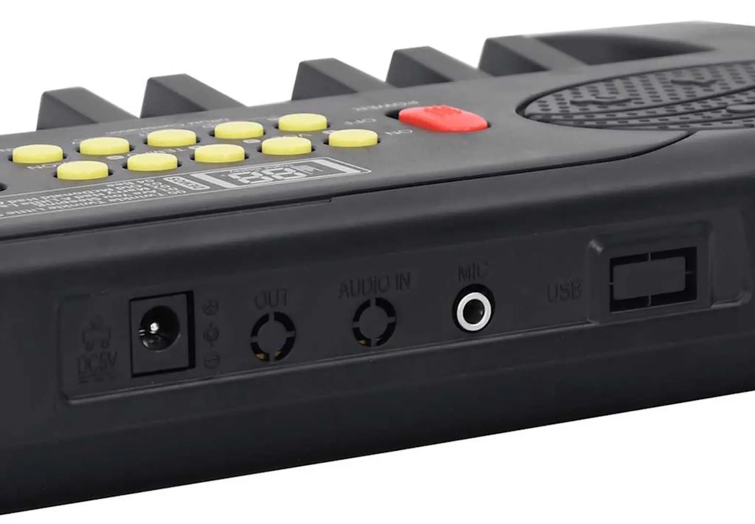 Детский синтезатор с микрофоном VidaXL 4103506 (Black)