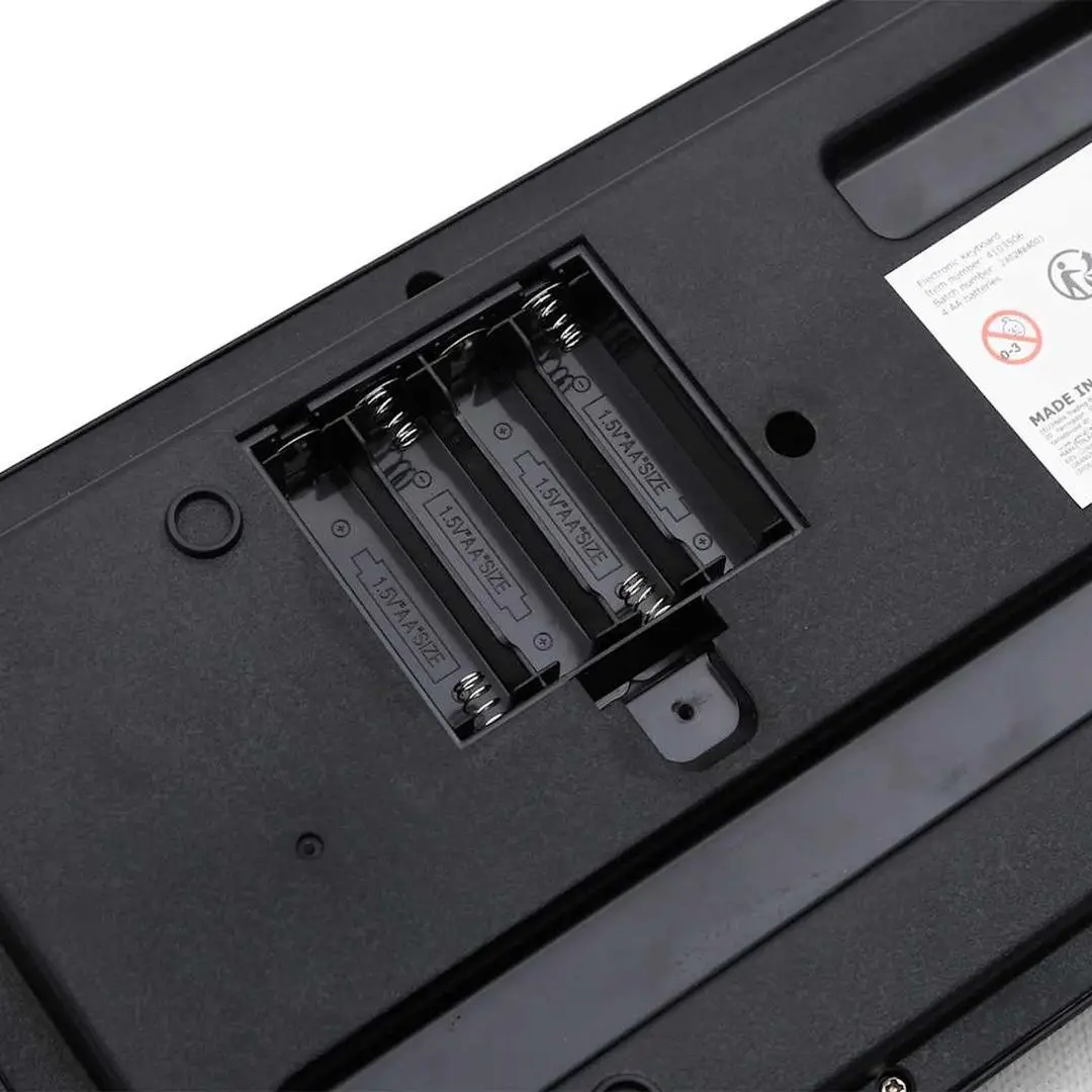 Детский синтезатор с микрофоном VidaXL 4103506 (Black)