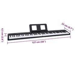 Sintetizator cu microfon pentru copii VidaXL 4103508 (Black) Thumb