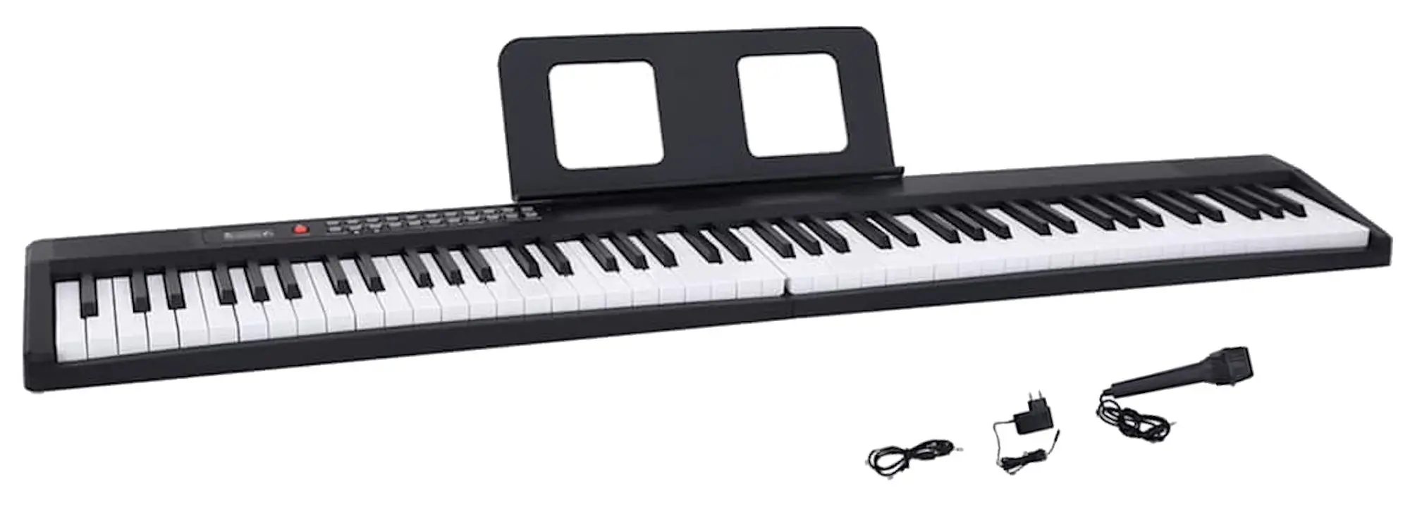 Sintetizator cu microfon pentru copii VidaXL 4103508 (Black)