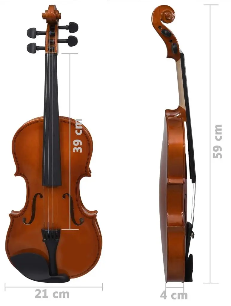 Vioara VidaXL 70142 4/4 (Natural)