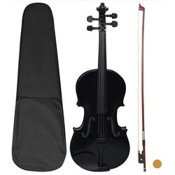 Vioara VidaXL 70143 4/4 (Black)