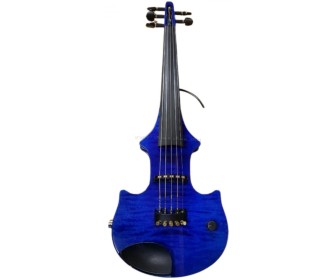 Vioara electrica Zeta JV45 Artist FlmMp StMp Double Edge (Trans Blue)