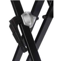 Stativ pentru instrumente cu clape Bespeco CROCODILEDSL (Black) Thumb