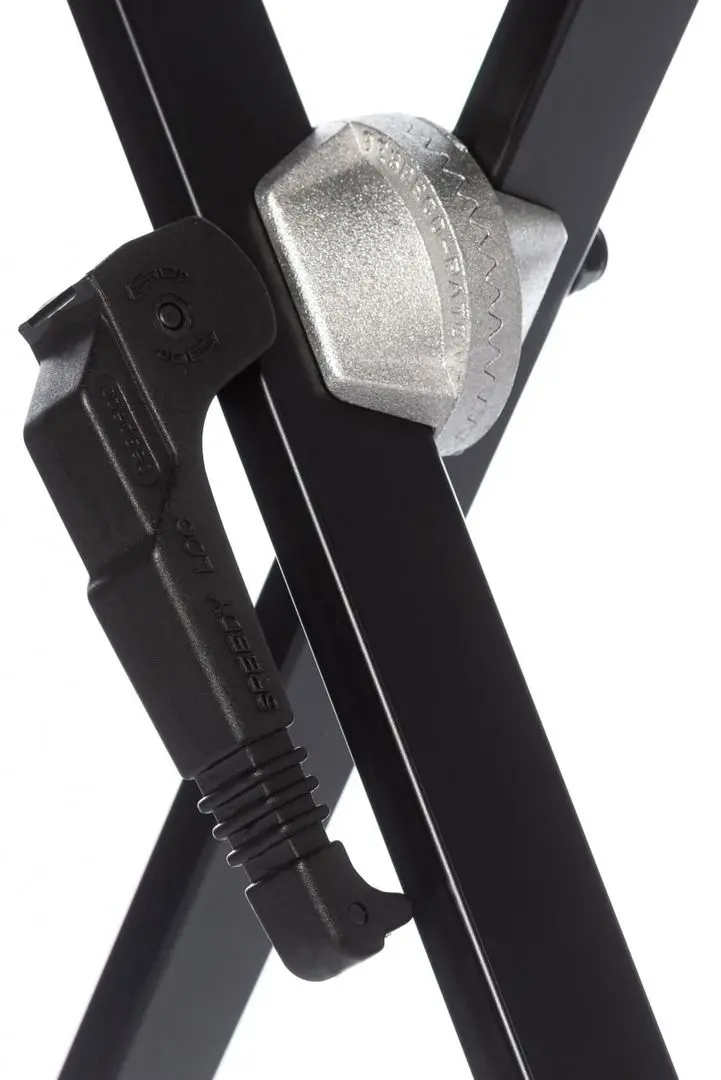 Stativ pentru instrumente cu clape Bespeco CROCODILESL (Black)