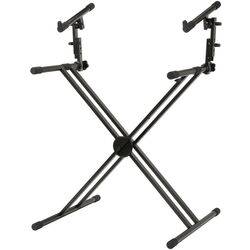 Stativ pentru instrumente cu clape Classic Cantabile 2 Layer Double-X (Black)