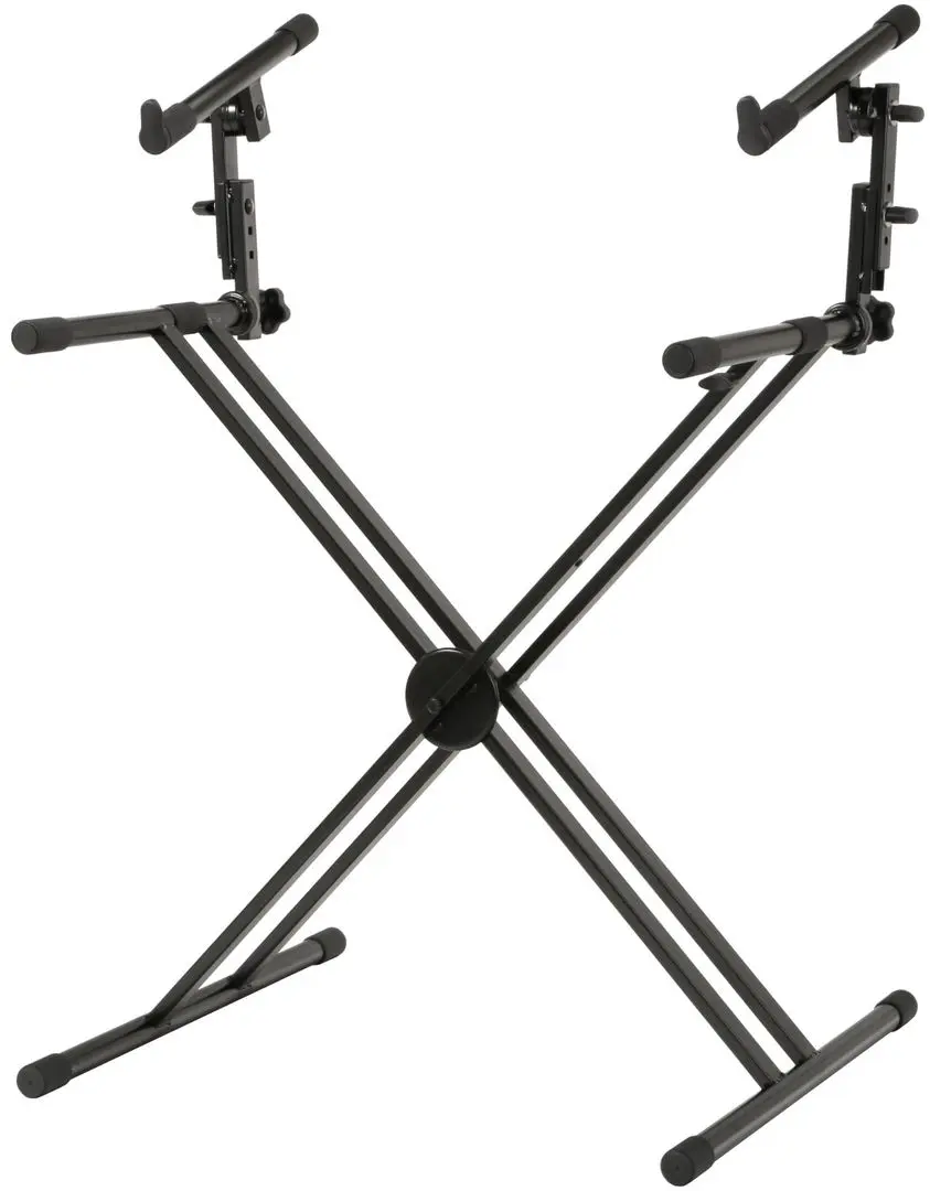 Stativ pentru instrumente cu clape Classic Cantabile 2 Layer Double-X (Black)