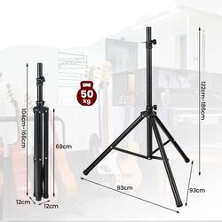 Stativ pentru sistem acustic Costway TL35676 (Black) Thumb