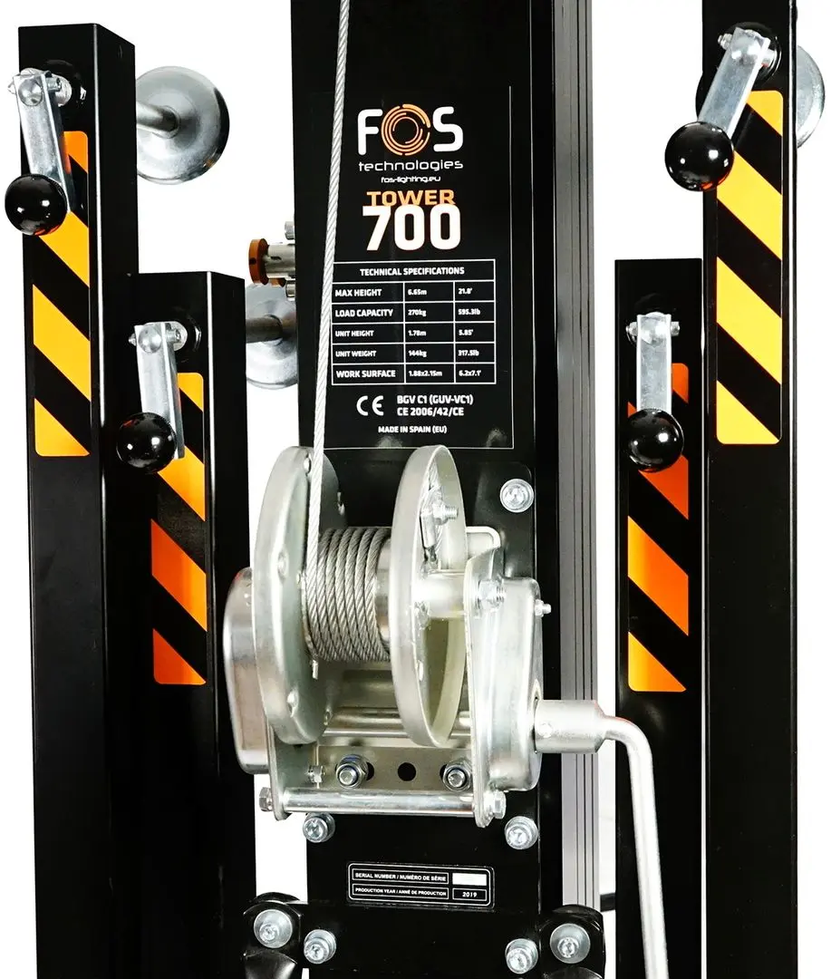 Stativ pentru line-array FOS Technologies Tower 700 (Black)