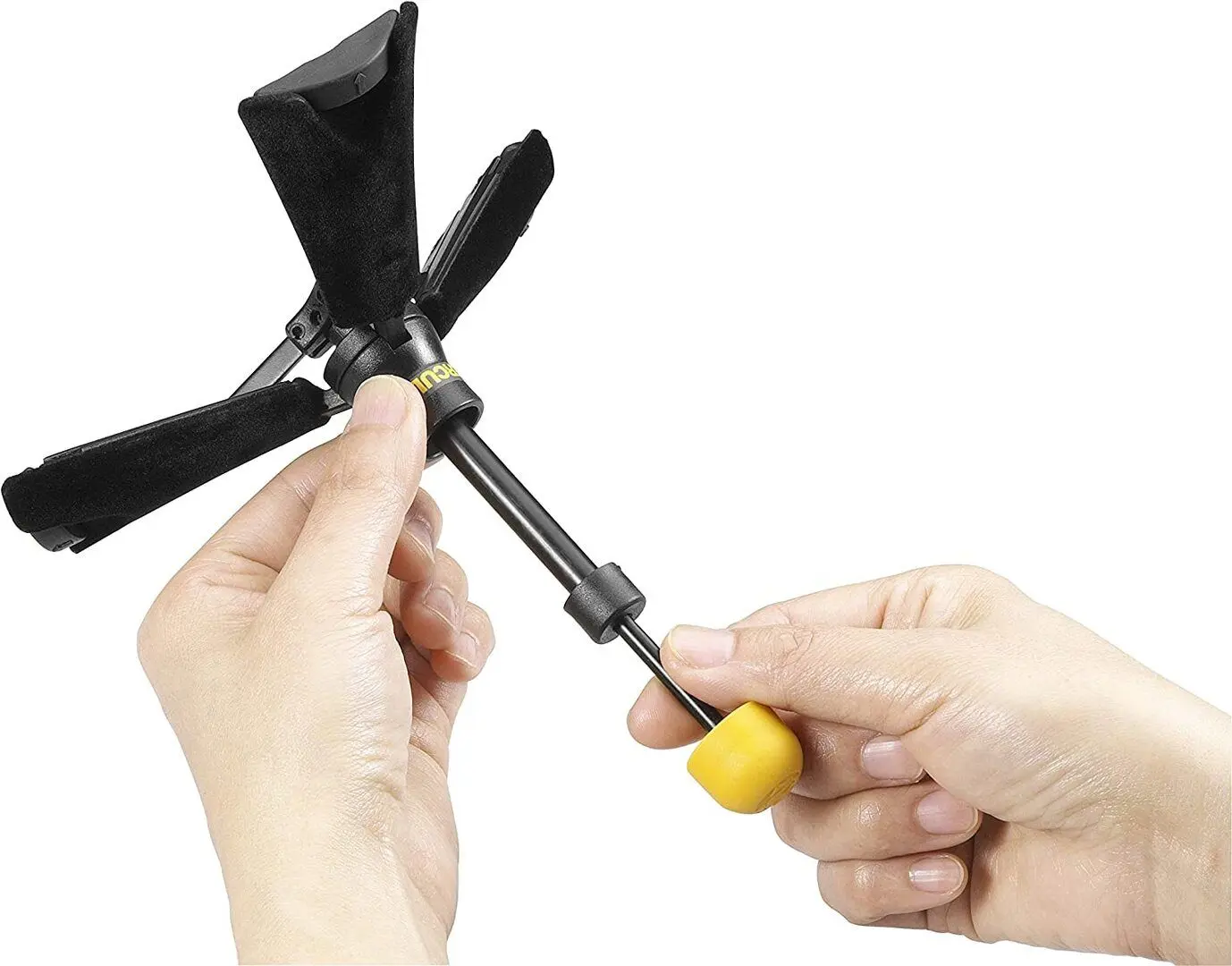 Stativ pentru clarinet Hercules DS440B (Black/Yellow)