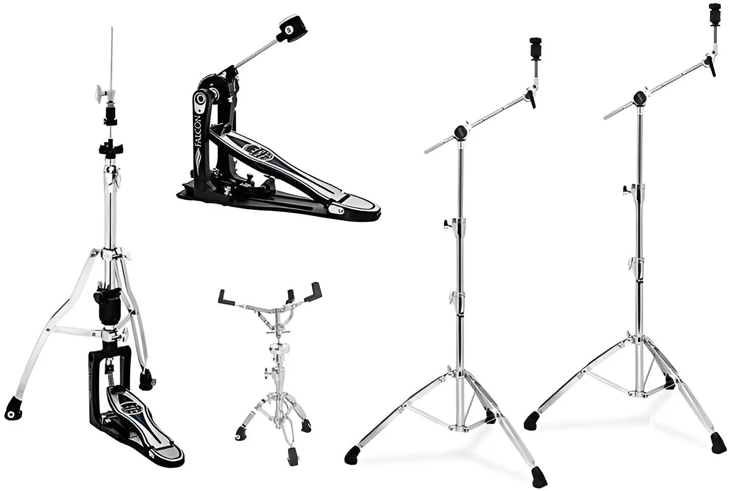 Набор стоек для ударной установки Mapex HPF1000 Falcon Hardware (Black/Silver)