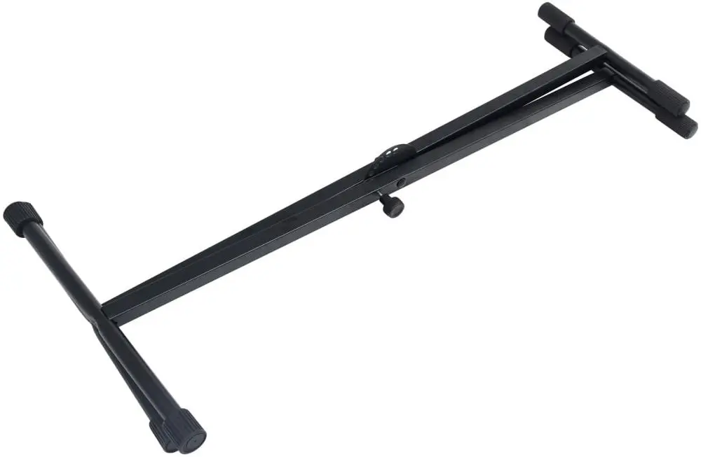 Set suport + taburet pentru instrumnte cu clape VidaXL 70095 (Black)