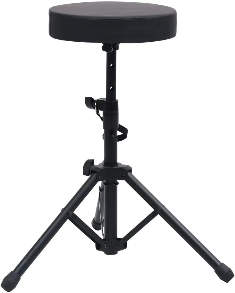 Set suport + taburet pentru instrumnte cu clape VidaXL 70095 (Black)