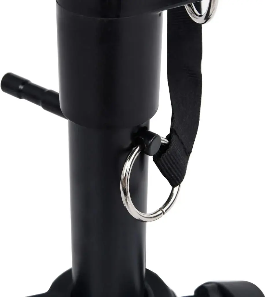 Set suport + taburet pentru instrumente cu clape VidaXL 70096 (Black)