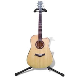 Stativ pentru chitara VidaXL 70033 (Black) Thumb