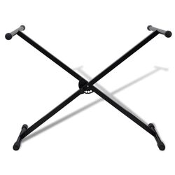 Stativ pentru instrumente cu clape VidaXL 70029 (Black) Thumb