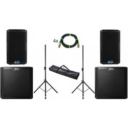 Set acustic Alto TS408/TS312S (Black)