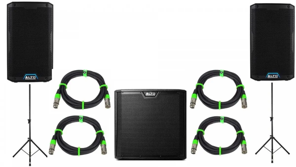 Set acustic Alto TS408/TS312S (Black)