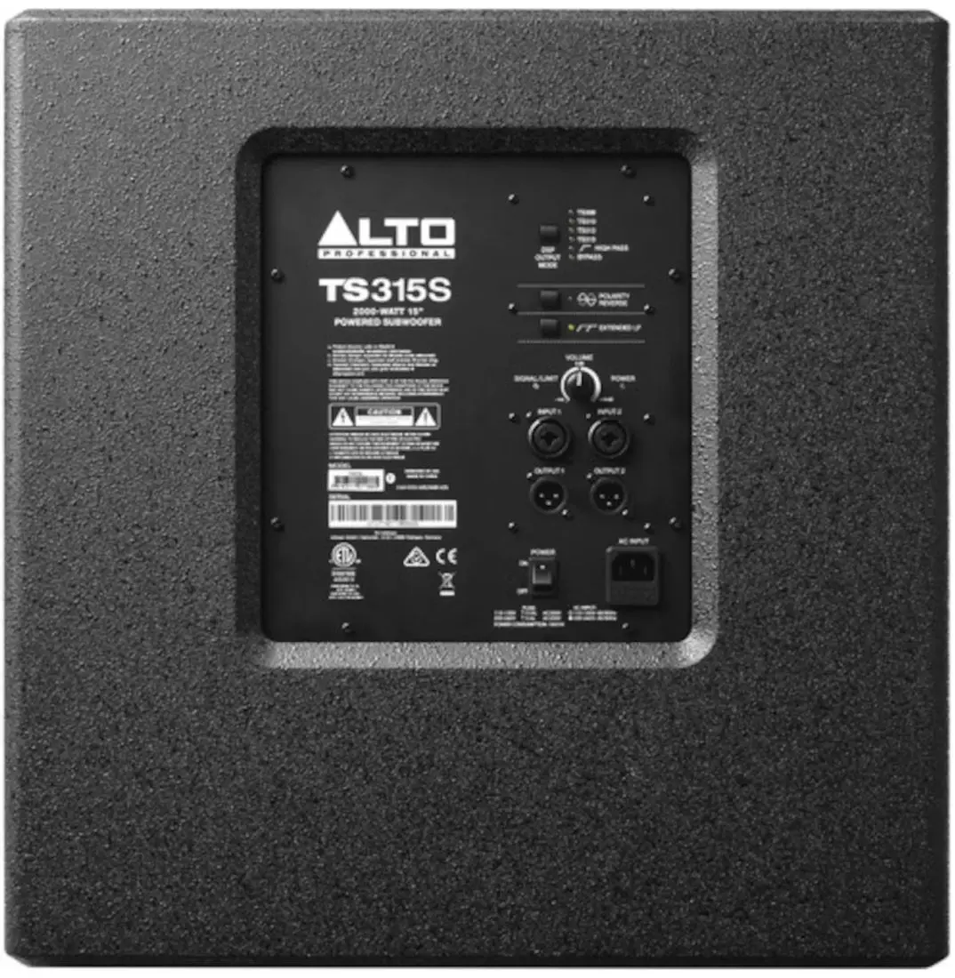 Set acustic Alto TS412/TS315S (Black) - 5