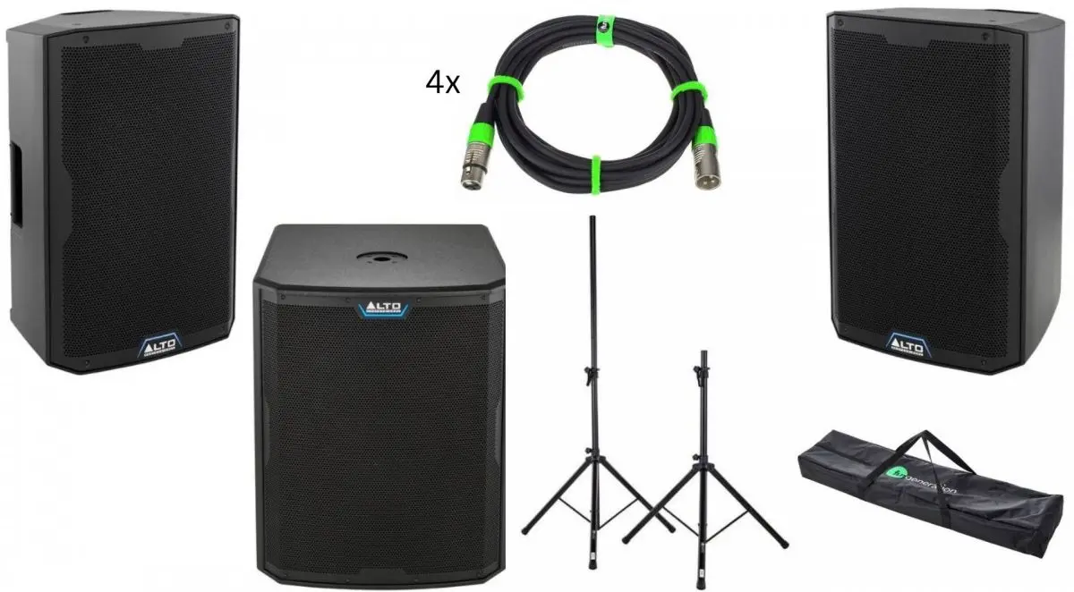 Set acustic Alto TS415/TS18S (Black)