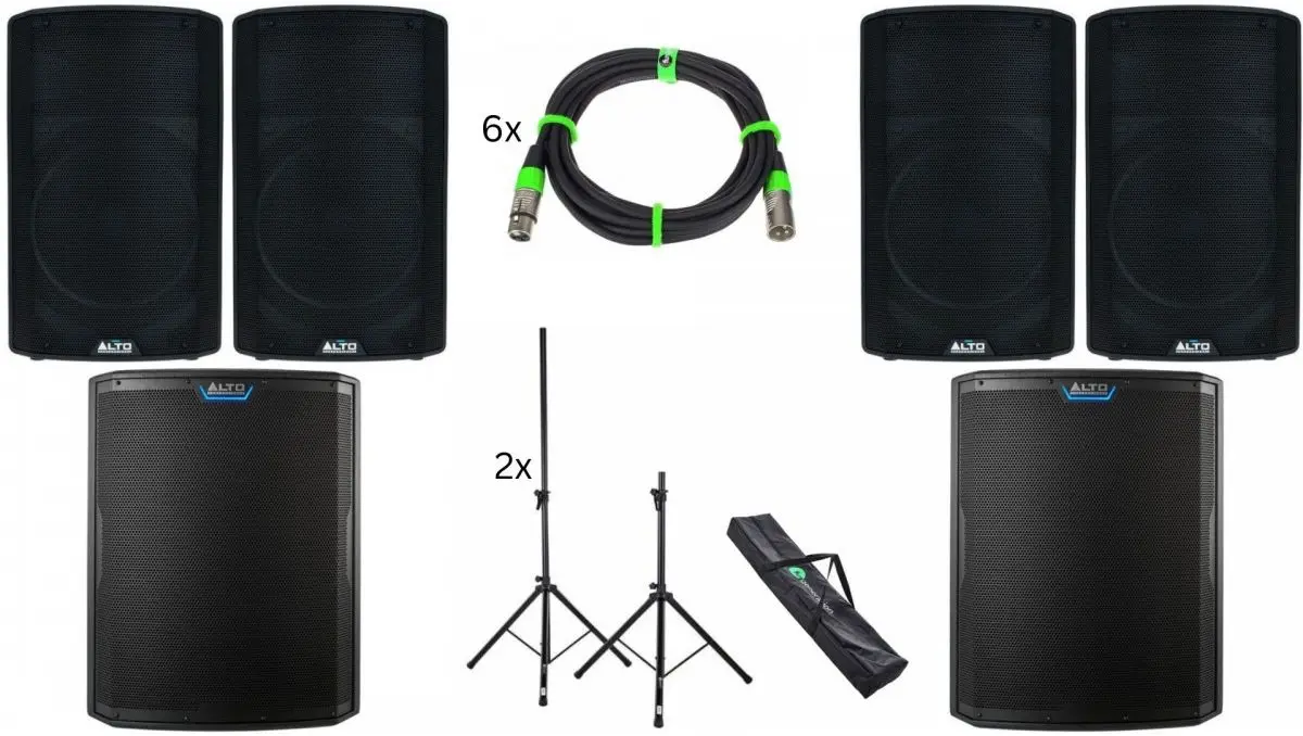 Set acustic Alto TX315/TS18S (Black)