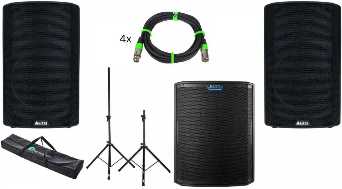 Set acustic Alto TX315/TS18S (Black)