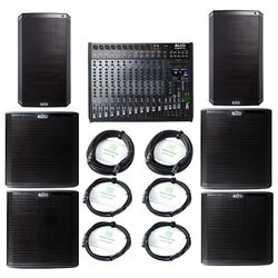 Set echipament de studio Alto Beach Club Pack (Black) Thumb