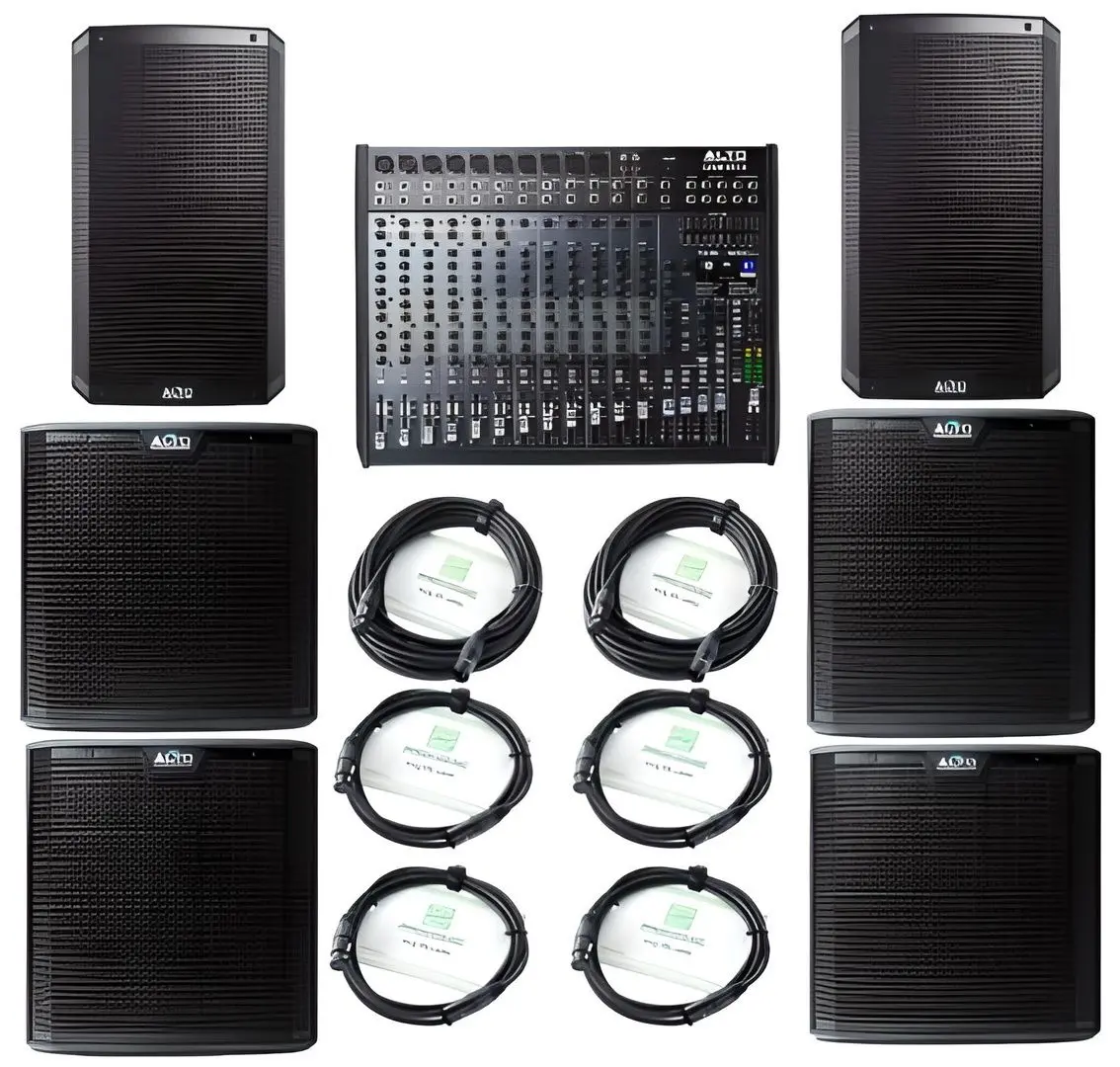 Set echipament de studio Alto Beach Club Pack (Black)