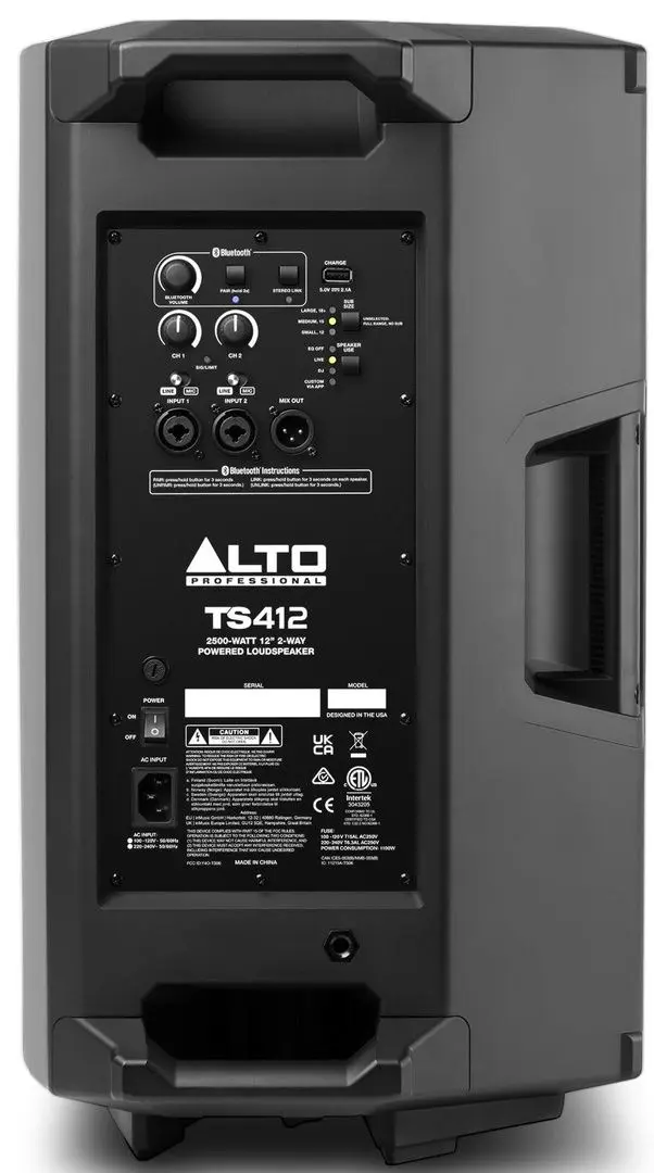Набор студийных мониторов Alto TS 412 Set (Black) - 4