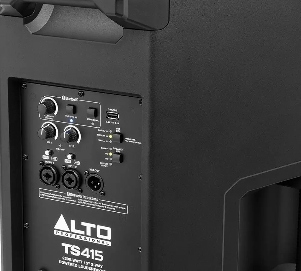 Set monitoare studio AltoTS 415 Set 1 (Black) - 5