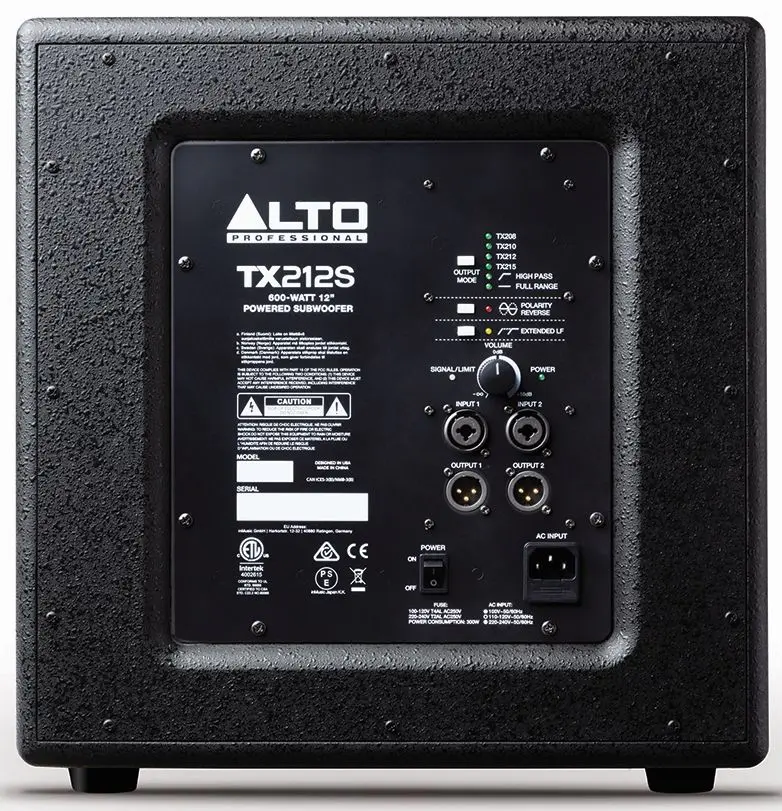 Сабвуфер Alto TX212S (Black) - 5