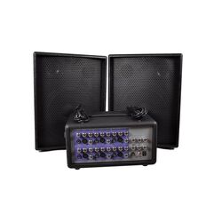 Set sistem acustic + mixer Flame FC-600 (Black)