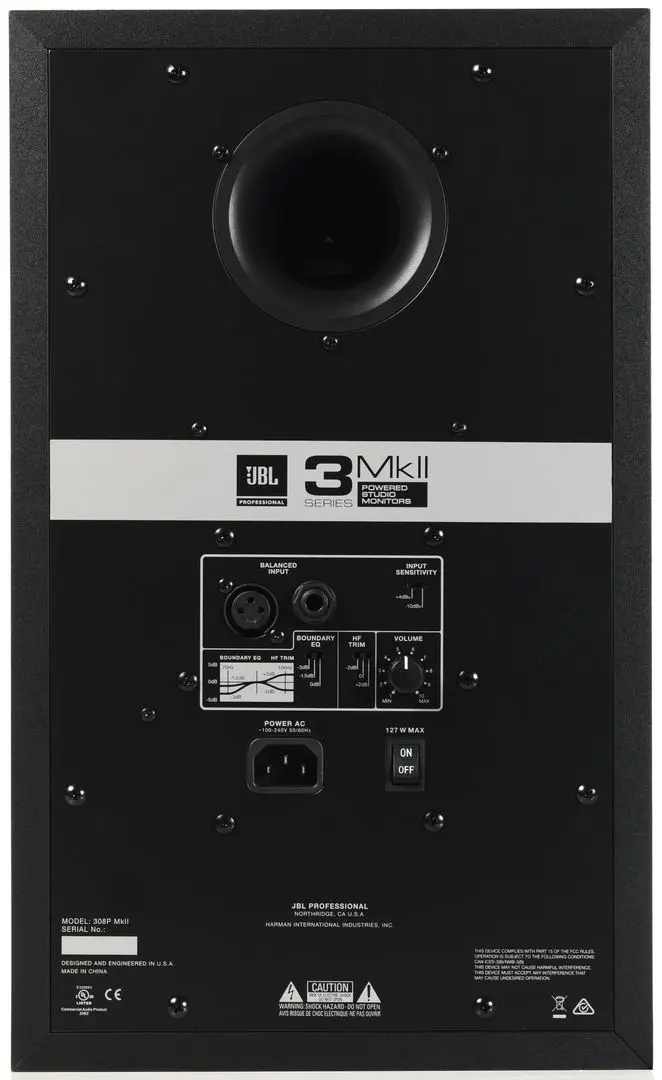 Студийный монитор JBL 308P MkII (Black)