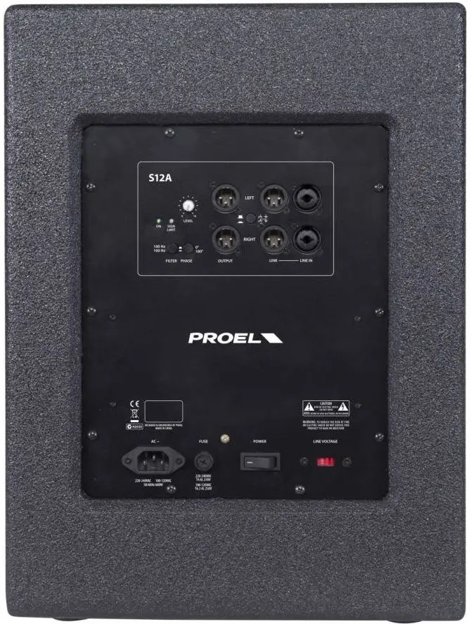 Сабвуфер Proel S12A (Black)