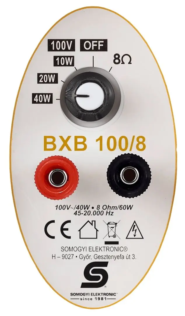 Акустическая система SAL BXB 100/8 (White)