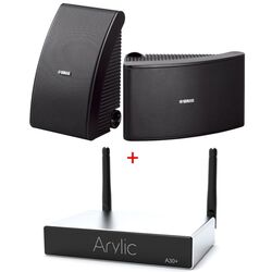 Set sistem acustic + streamer Yamaha NS-AW592 + Arylic A30+ (Black/Silver)
