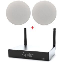 Set sistem acustic + streamer Yamaha NS-IC600 + Arylic A30+ (Black/White)