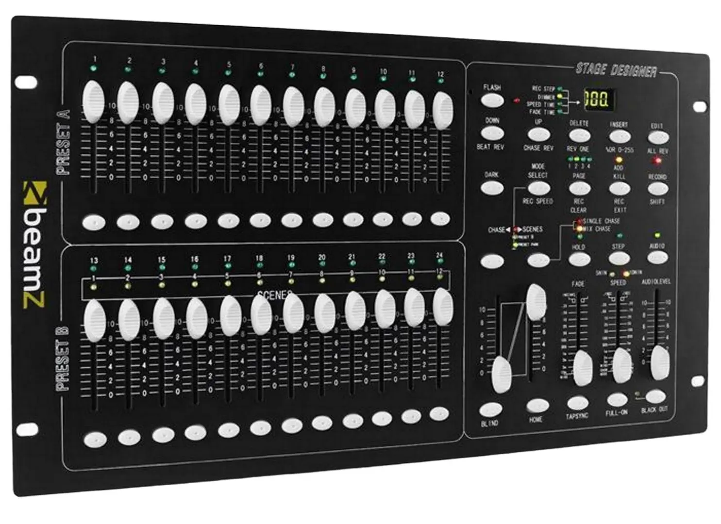 Controler pentru proiectoare Beamz DMX-024PRO (Black)