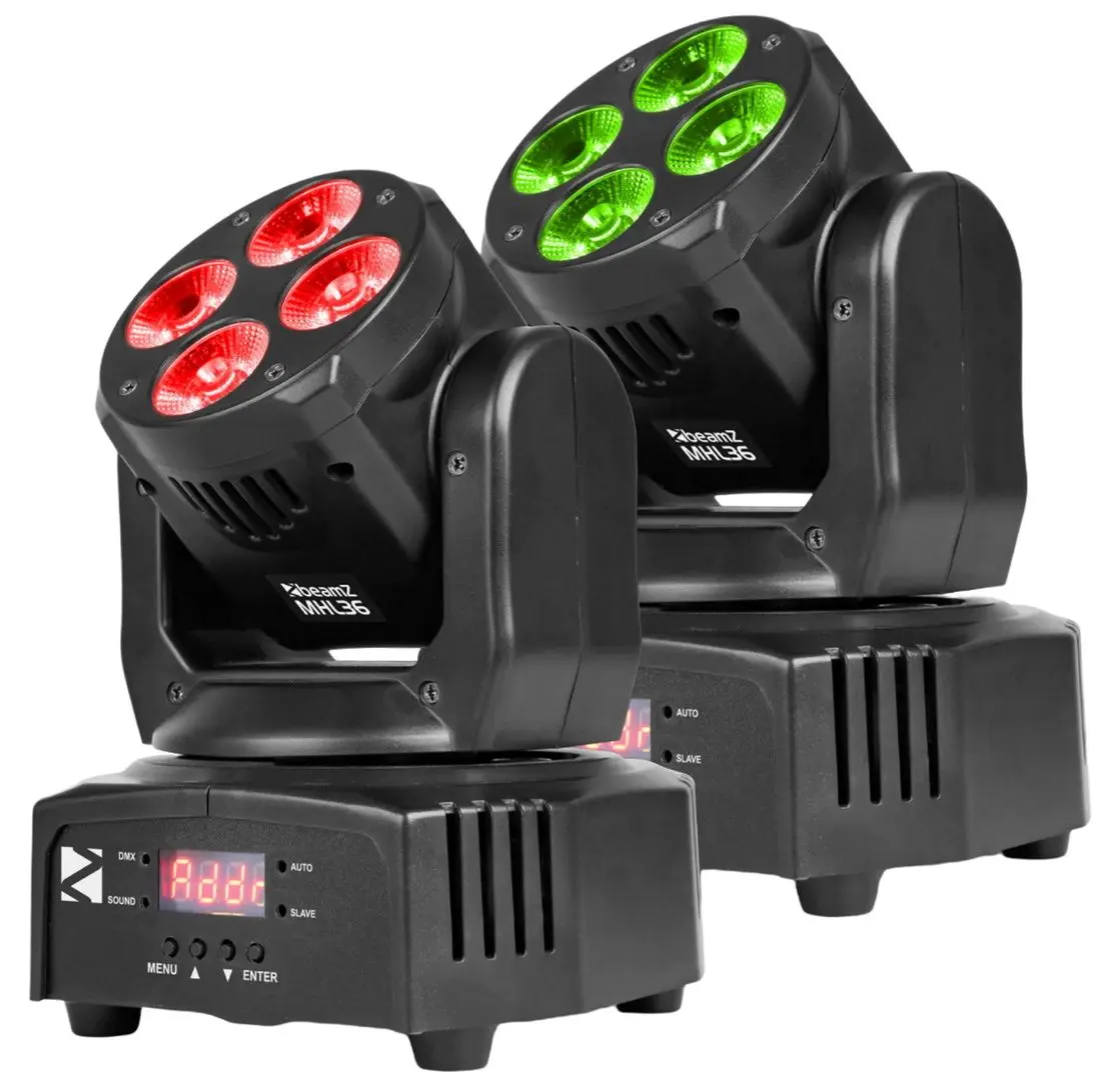 Moving Head Beamz MHL-36 (Black)