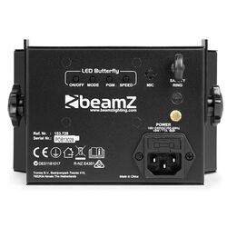 Efect lumina Beamz LED Butterfly (Black) Thumb