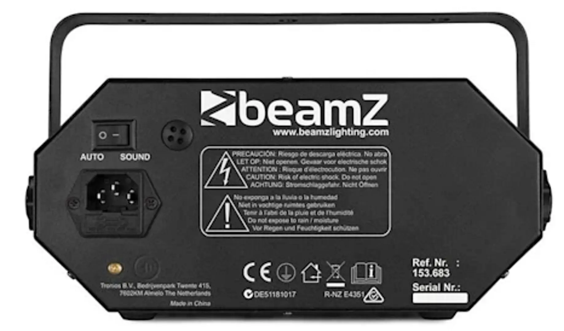 Efect lumina Beamz LEDWave LED Jellyball (Black)