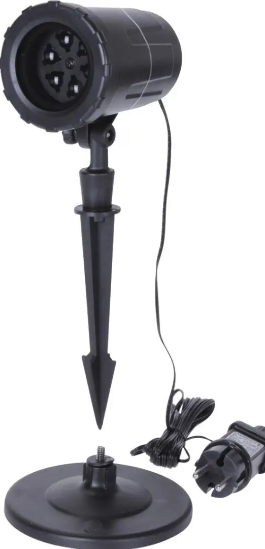 Proector Christmas Fulg de nea (Black)