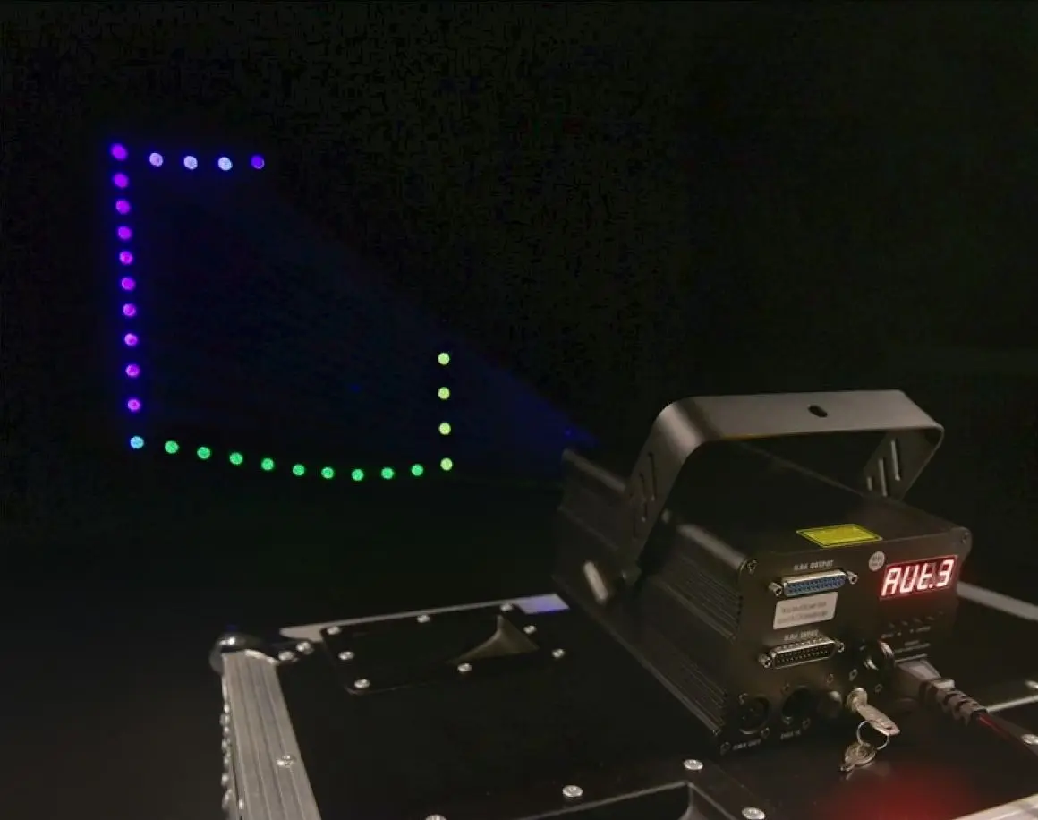 Laser Evolights RGB 1W ILDA (Black)