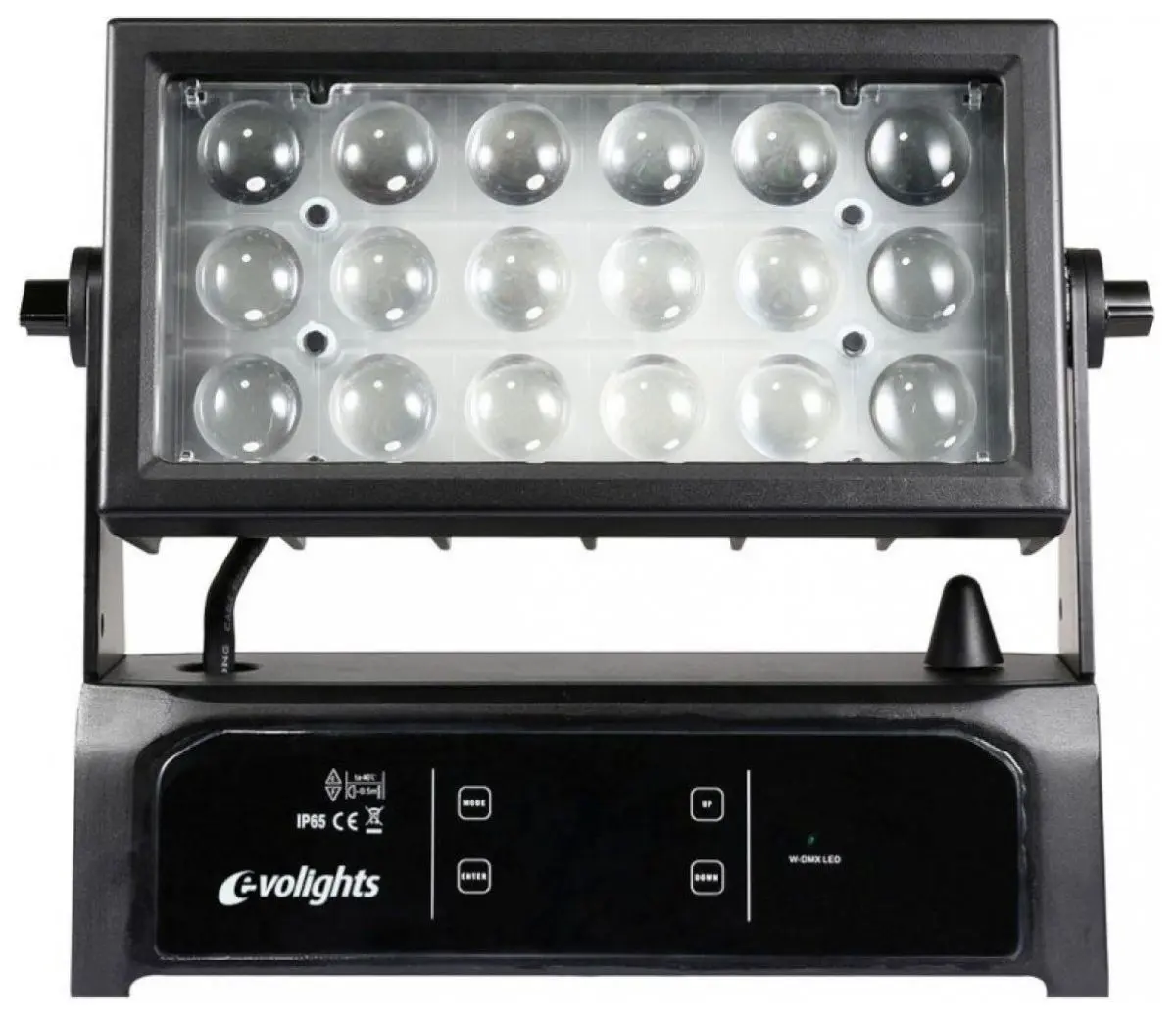 Projector Evolights 18X15W RGBW Zoom (Black)