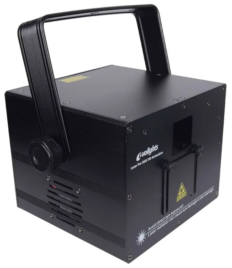 Efect de lumina Evolights Laser Pro RGB 3W Animation V2 (Black)