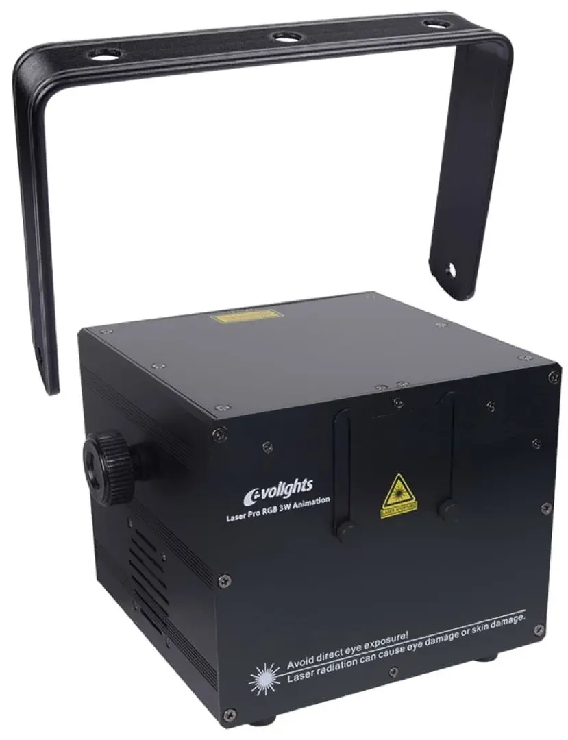 Efect de lumina Evolights Laser Pro RGB 3W Animation V2 (Black)