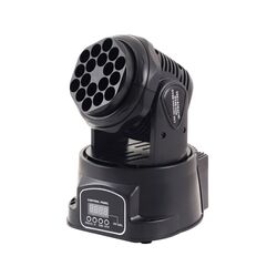 Moving Head Flash Mini Beam RGB CREE 18x3W (Black)
